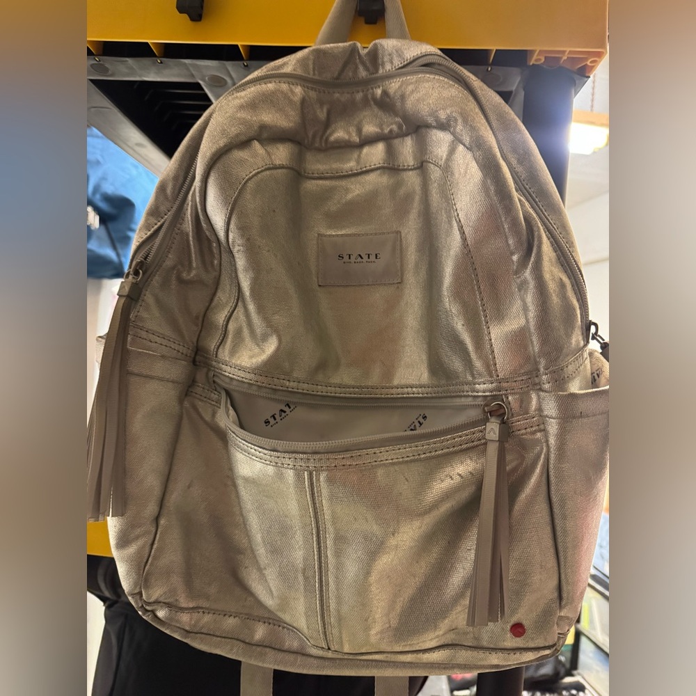 STATE glitter silver Backpack